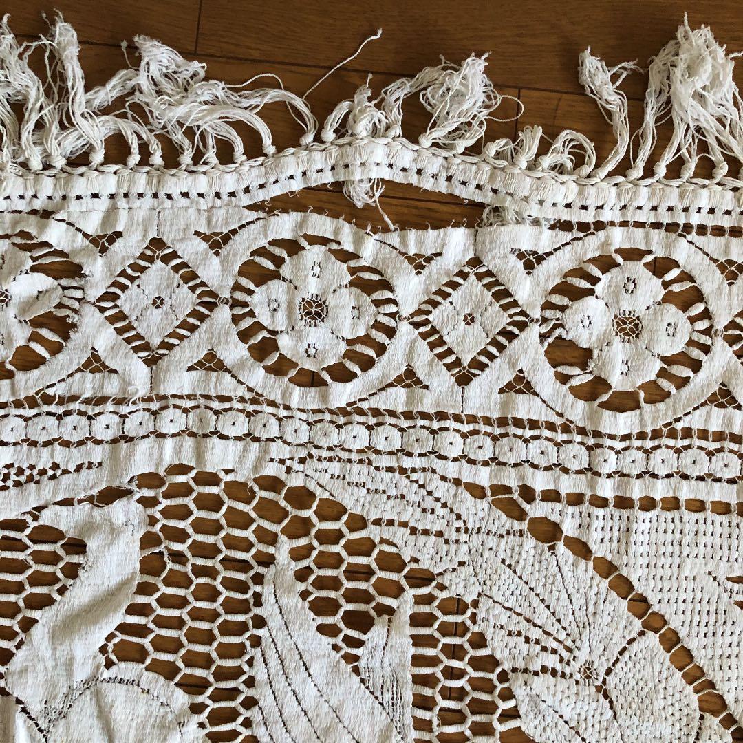 アンティーク　ベッドカバー