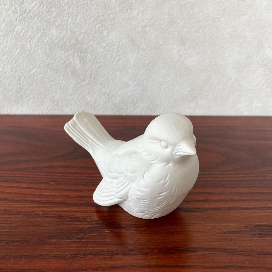 雀　ゲーベル　フィギュリン　置物　オブジェ　ドイツ　ヴィンテージ