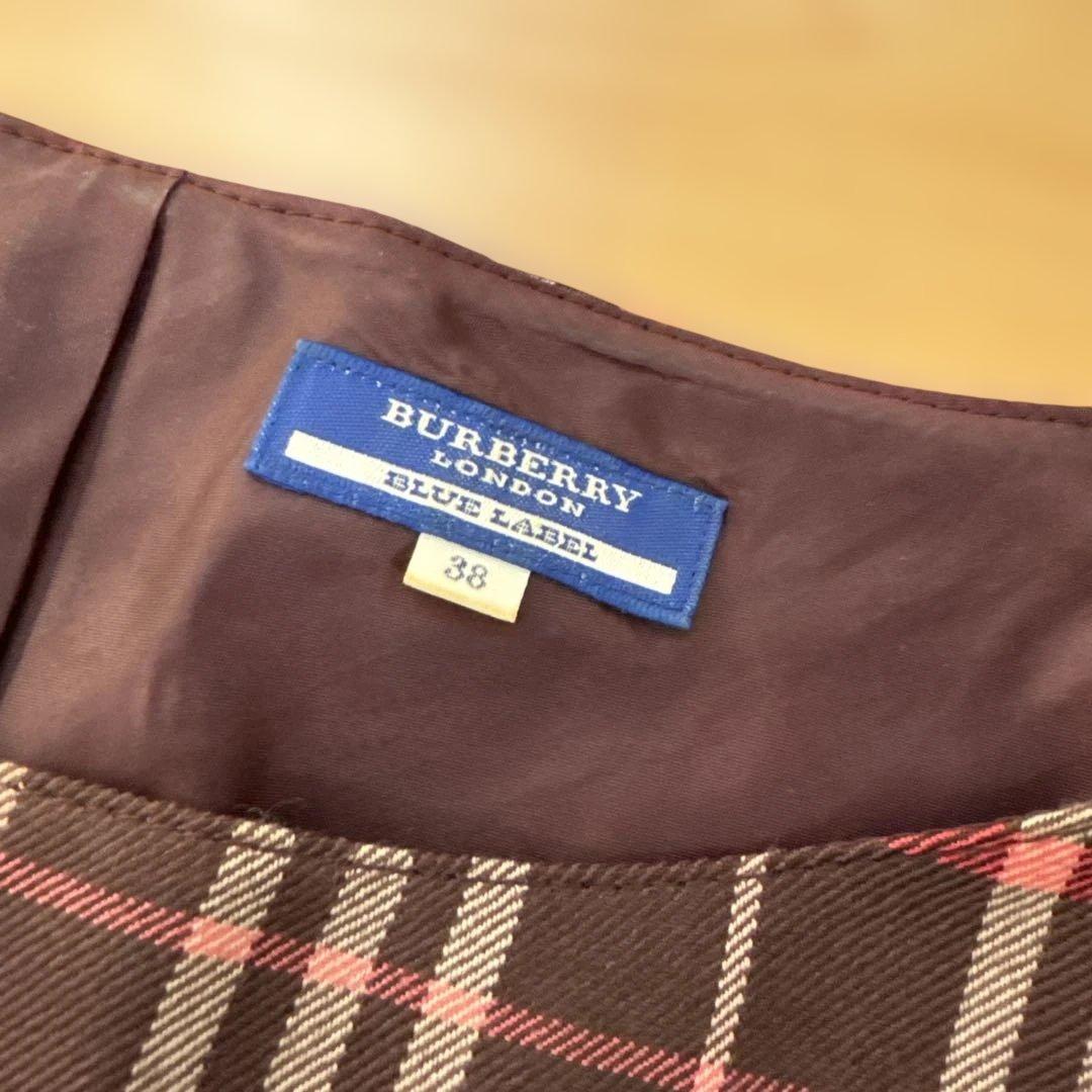 バーバリーブルーレーベル　ノースリーブ ワンピース 38