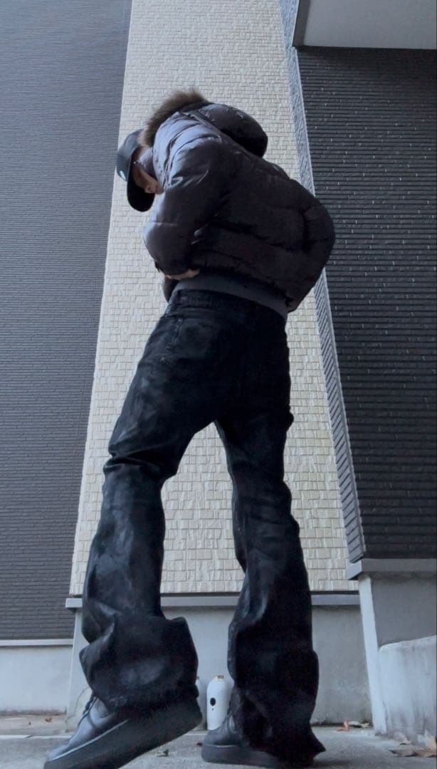 ワックス加工 フレアデニム y2k swag opium nubian LEAN