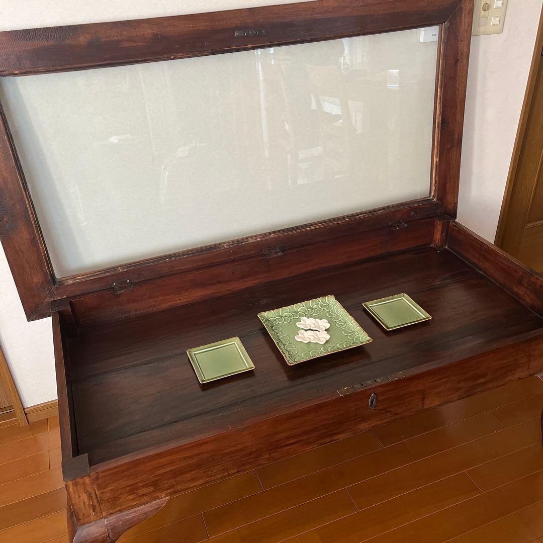 特価❣️ 無垢材　天然木　アジアン　コレクションテーブル　アンティーク