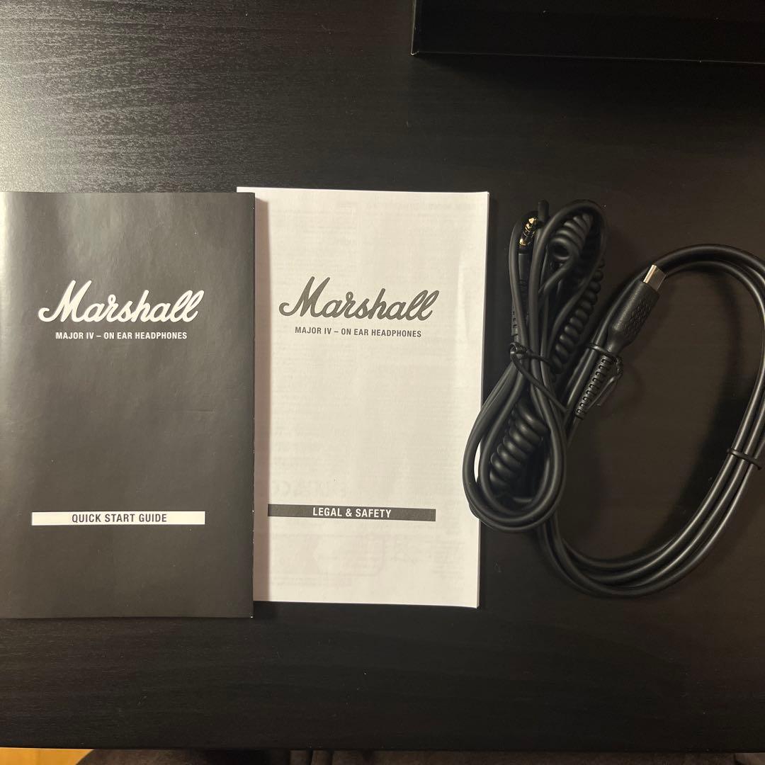 Marshall Major IV ブラック ヘッドフォン