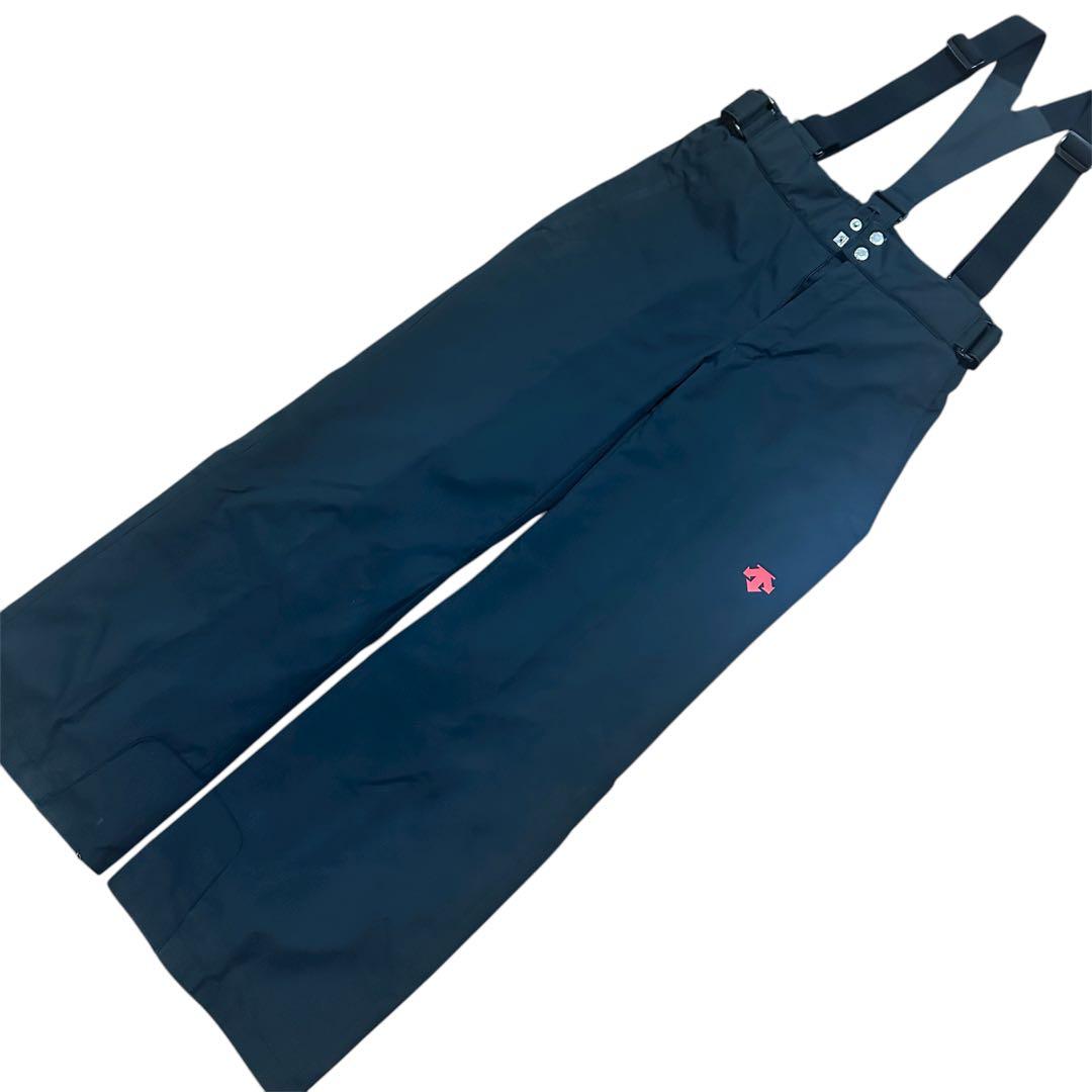 DESCENTE デサント スキーウエア メンズ M 上下セット 赤 黒