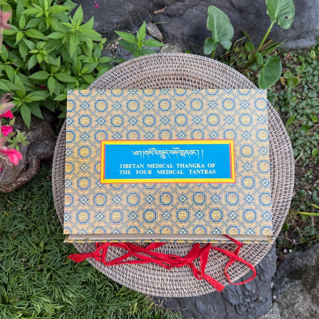 希少）チベット　医学書　ヴィンテージ　大型本　ヨガ　瞑想　健康