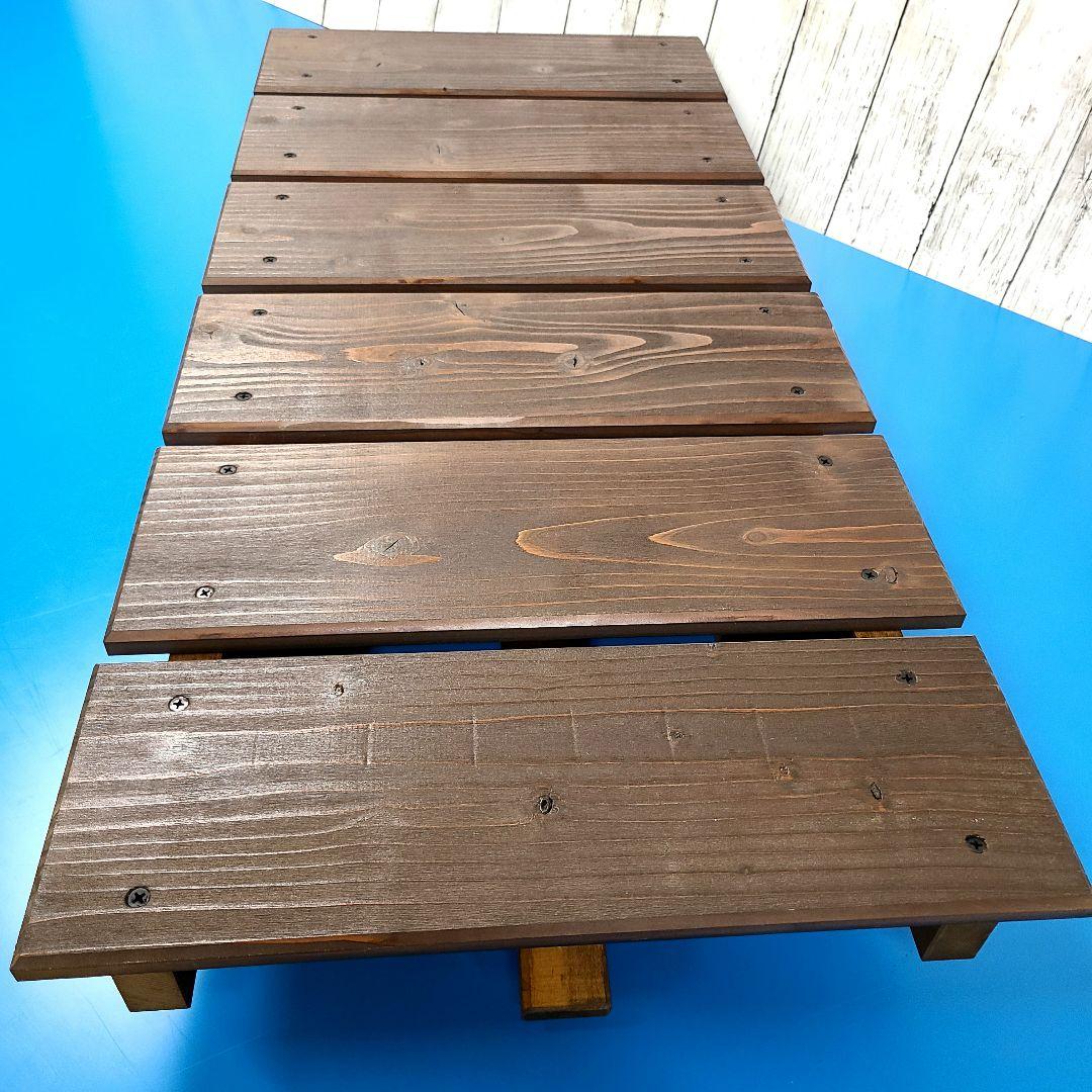 No1816【屋外OK】縁台、ベンチ、腰掛け、椅子【脚折りたたみ式】