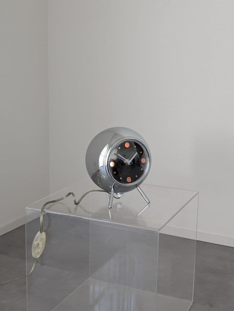 90's-00's Y2K スペースエイジ テーブルクロックランプ ヴィンテージ