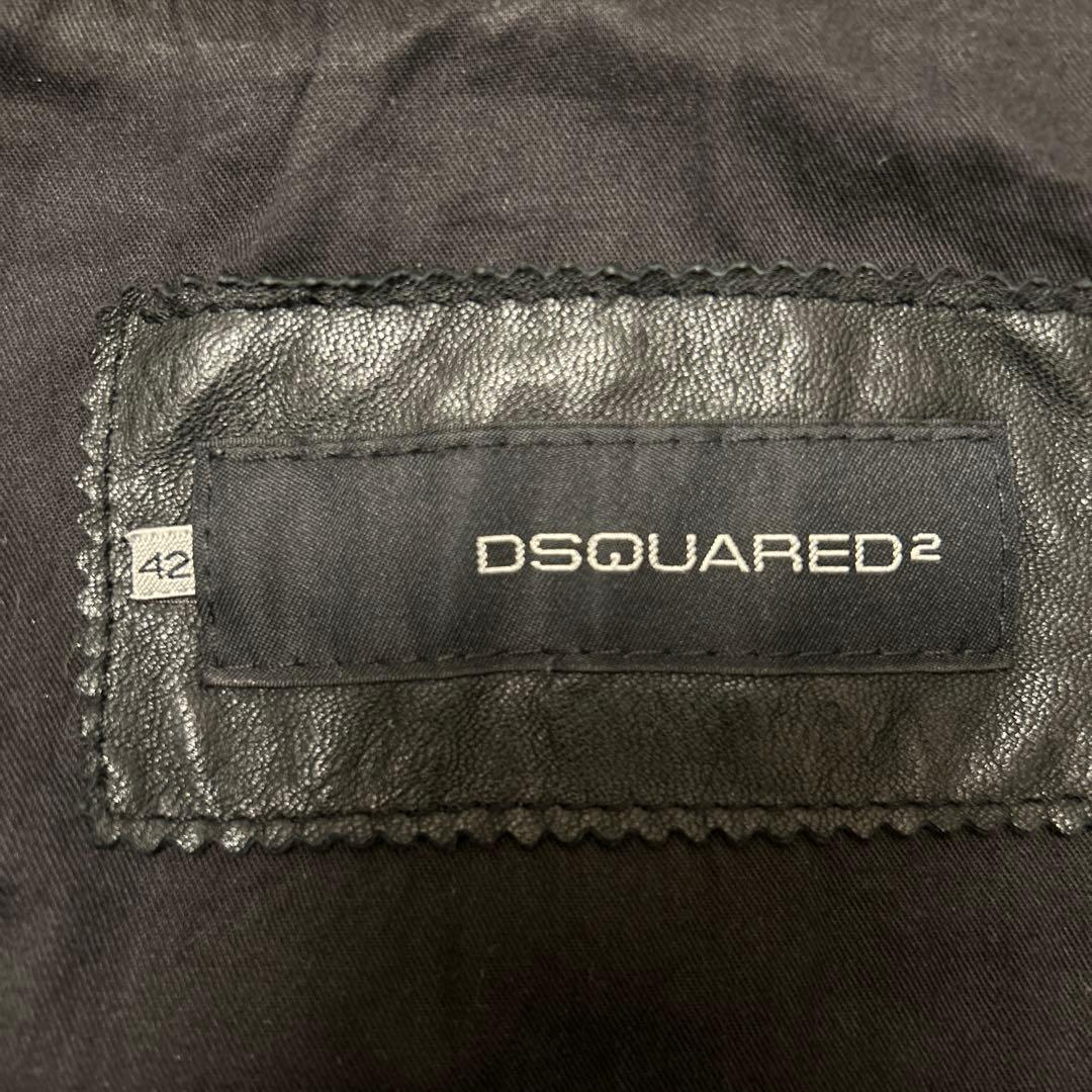 テンさん専用　DSQUARED2 ブラック革ツナギ
