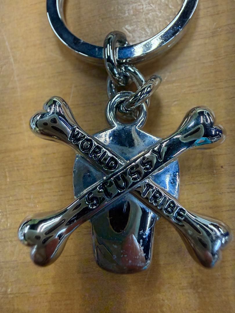 Stussy スカル キーホルダー