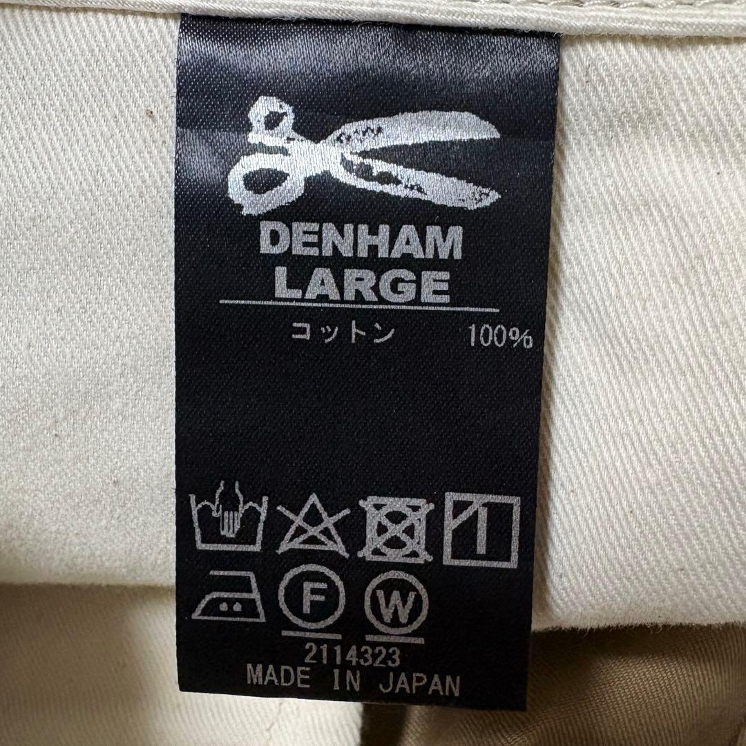 DENHAM デンハム タックワイドチノ 日本製 L