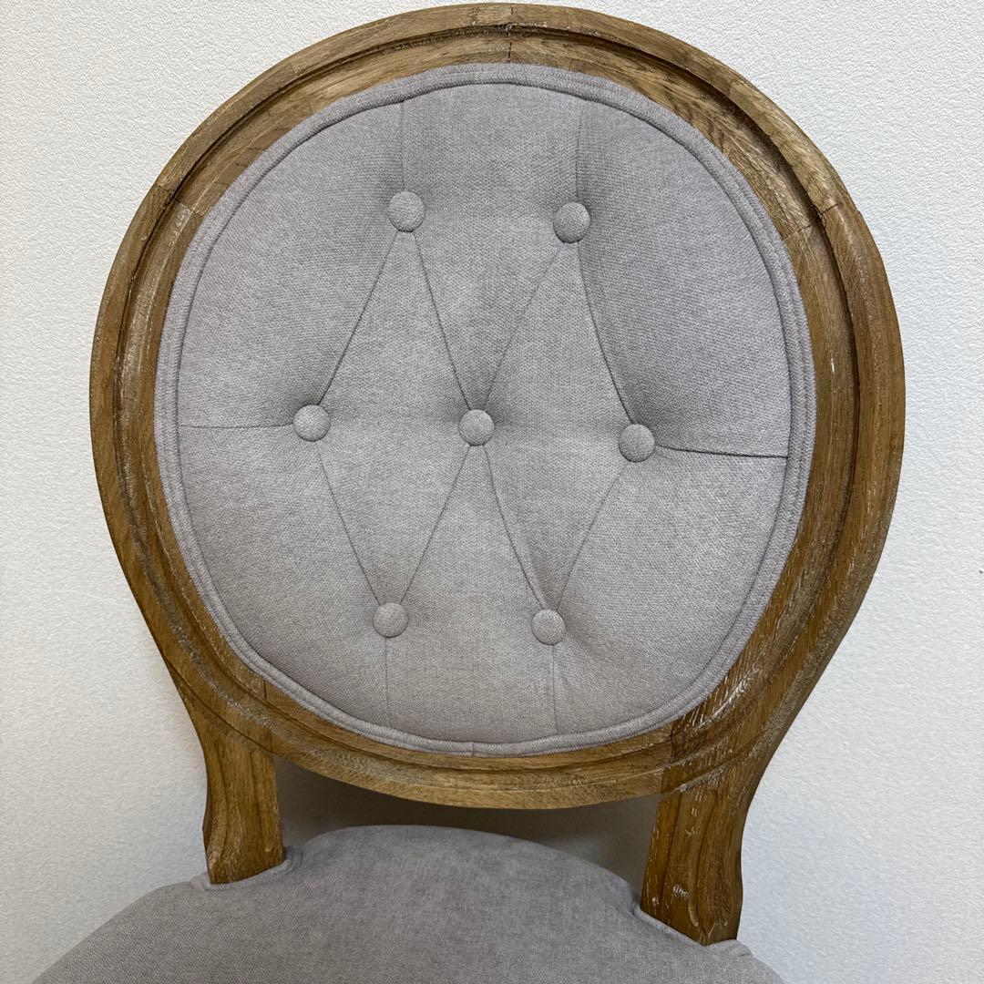 【美品】SarahGrace サラグレース　ダイニングチェアオーバルバック