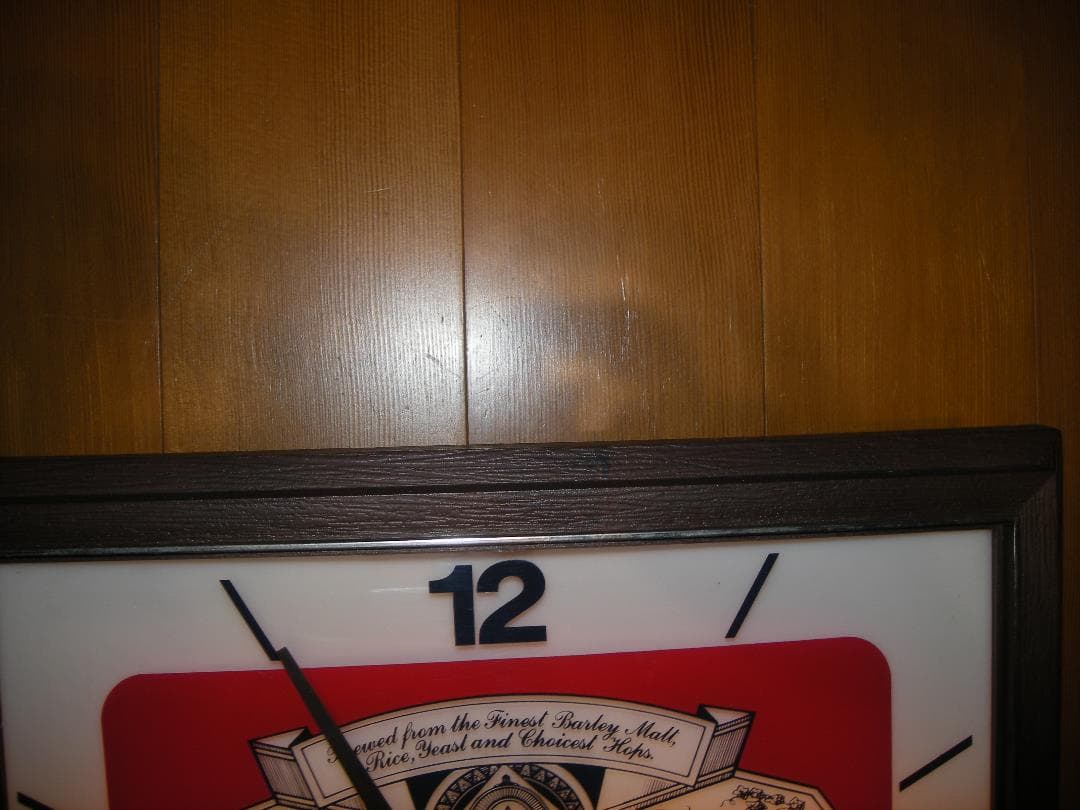 83年製 ビンテージ バドワイザーLIGHT 電気時計