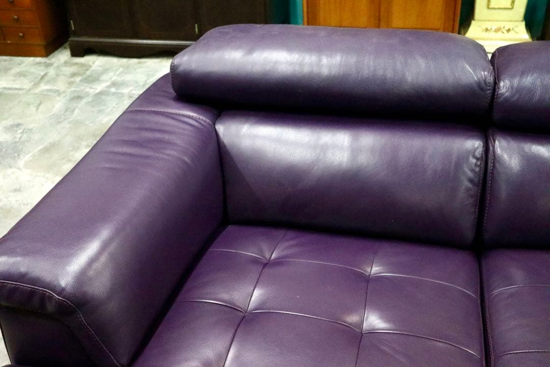 GMIH127○lether world / レザーワールド カウチソファ パ