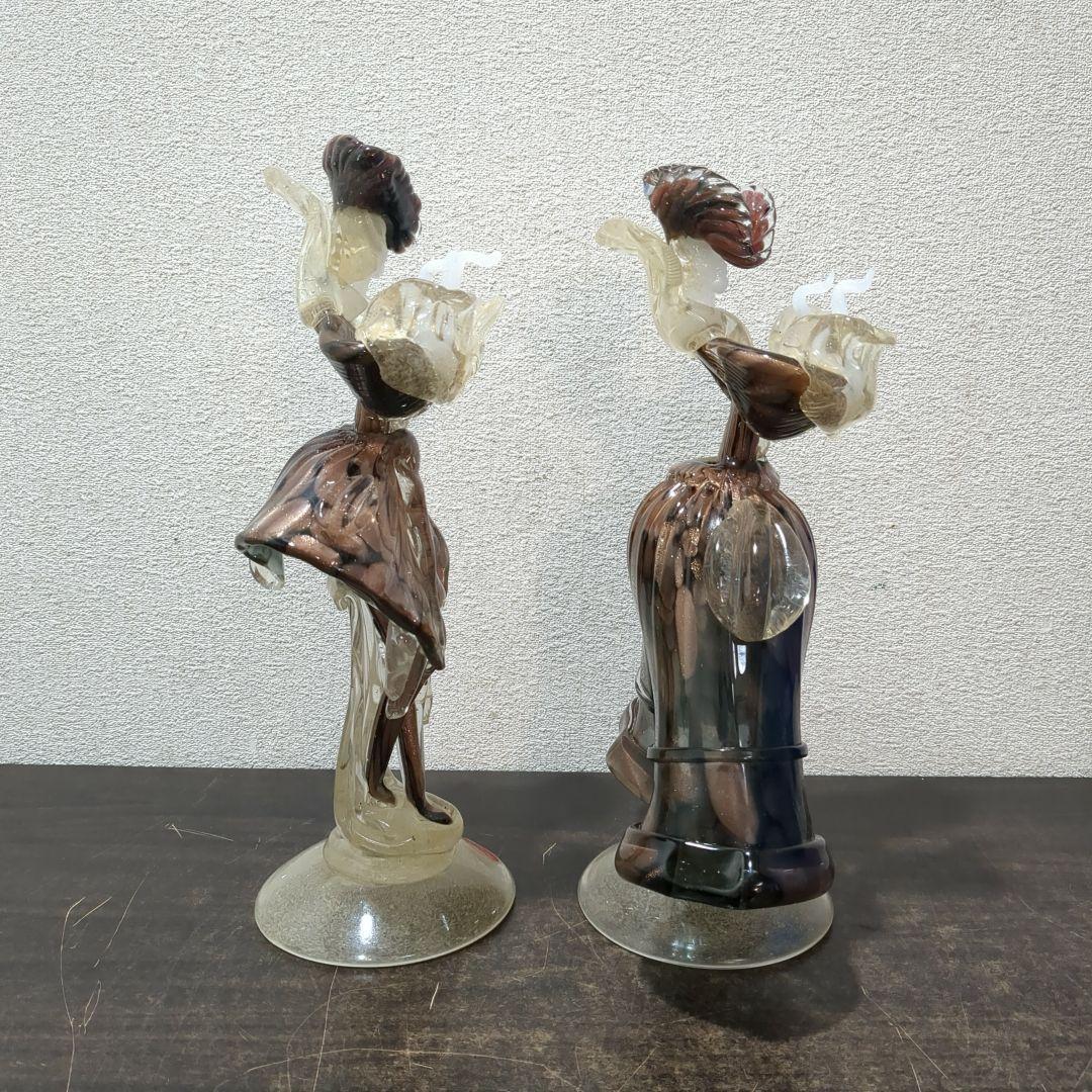 MURANO ベネチアグラス イタリア ガラス工芸品　M2239