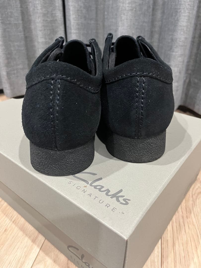 Clarks Wallabee ブラック 美品 UK9.5 27.5 クラークス