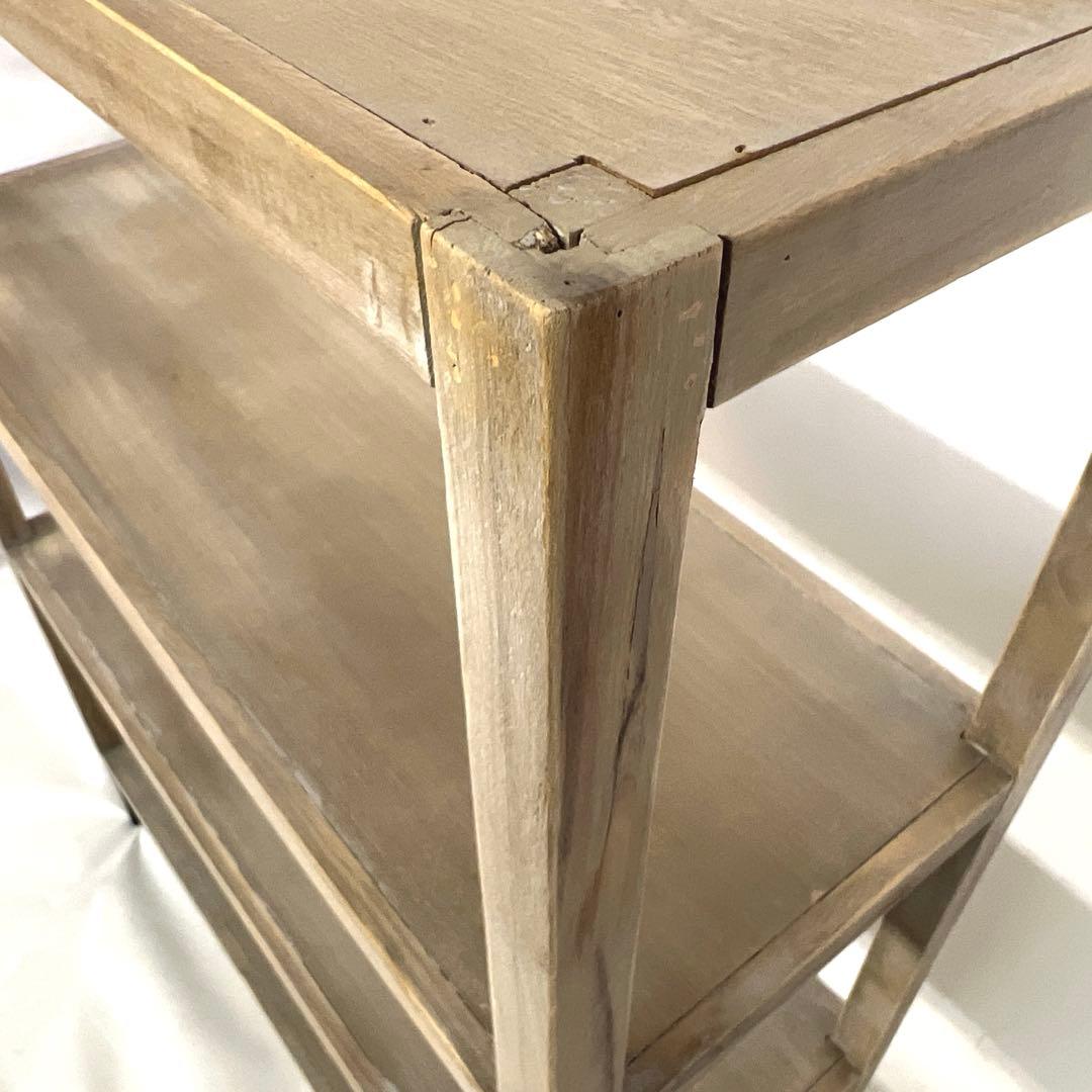 木の棚・ラック・グレーベージュ・ オープンラック・幅90cm 高さ122.5cm