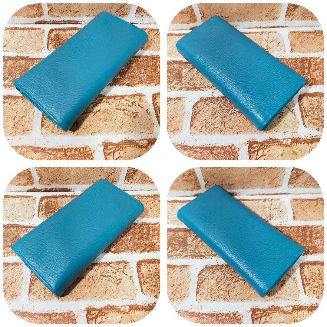 PRADA ターコイズ 長財布