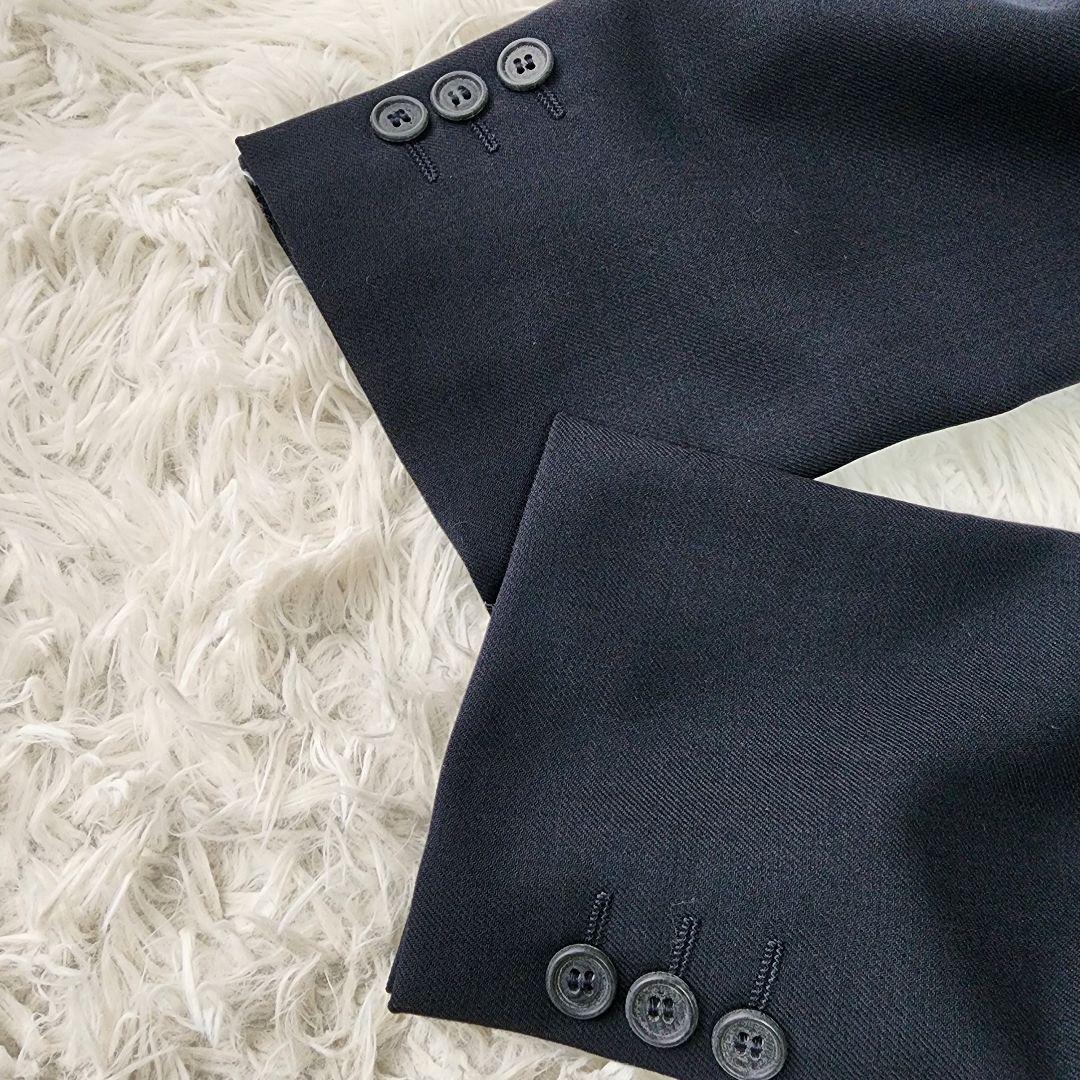 【未使用/タグ付き】アルマーニ スーツ セットアップ ネイビー系 46 ウール