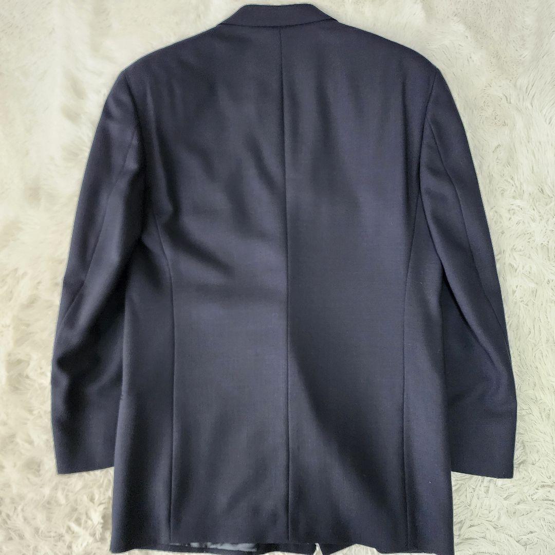【未使用/タグ付き】アルマーニ スーツ セットアップ ネイビー系 46 ウール