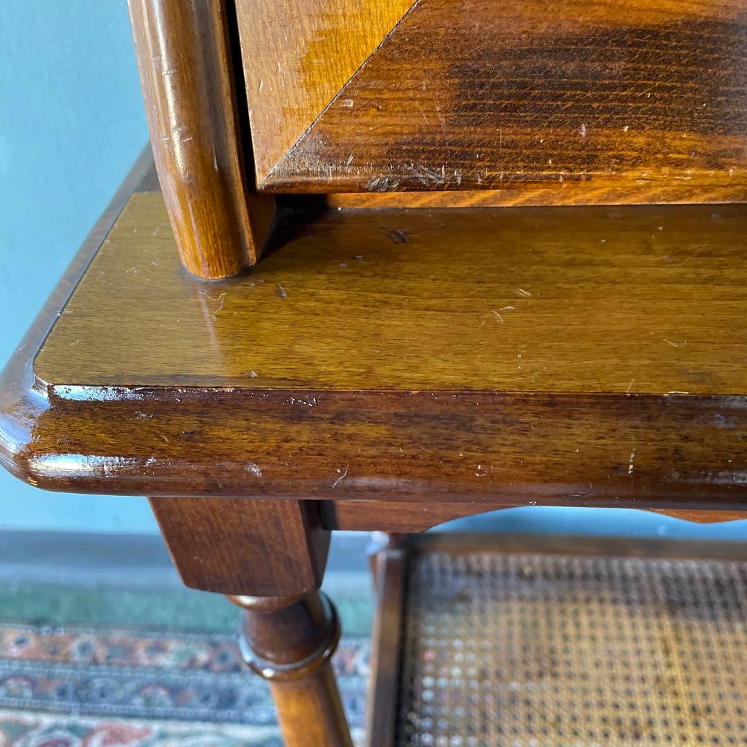 カリモク　コロニアル ライティングビューロー デスク ヴィンテージ