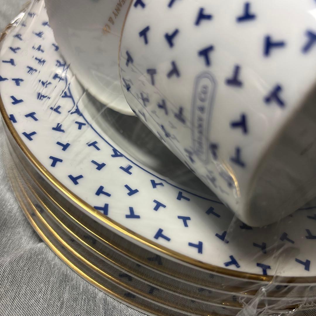 Tiffany ティファニー ダンシングT ココット&中皿 5客セット 未使用近