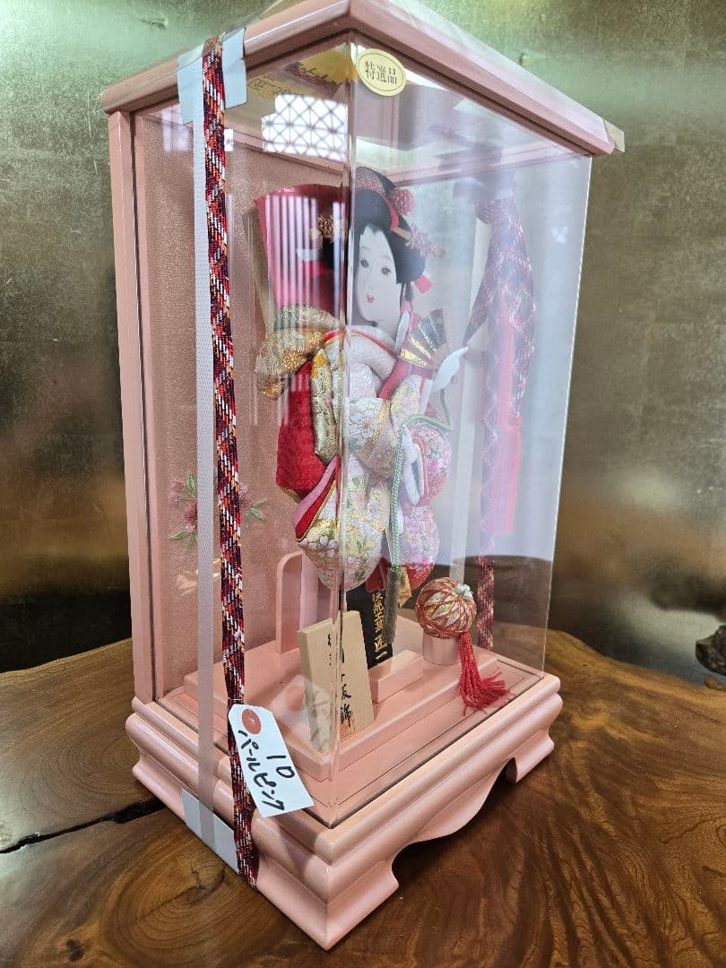 【展示品限り】正月飾り　羽子板　ケース飾り　※閉店セール　H36