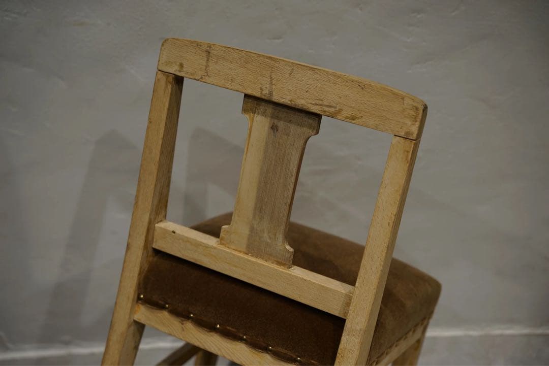 昭和初期　ビンテージチェア　古椅子　小椅子　栗材