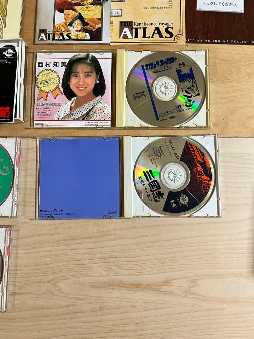 PCエンジン　ソフト　hu card CD-ROM
