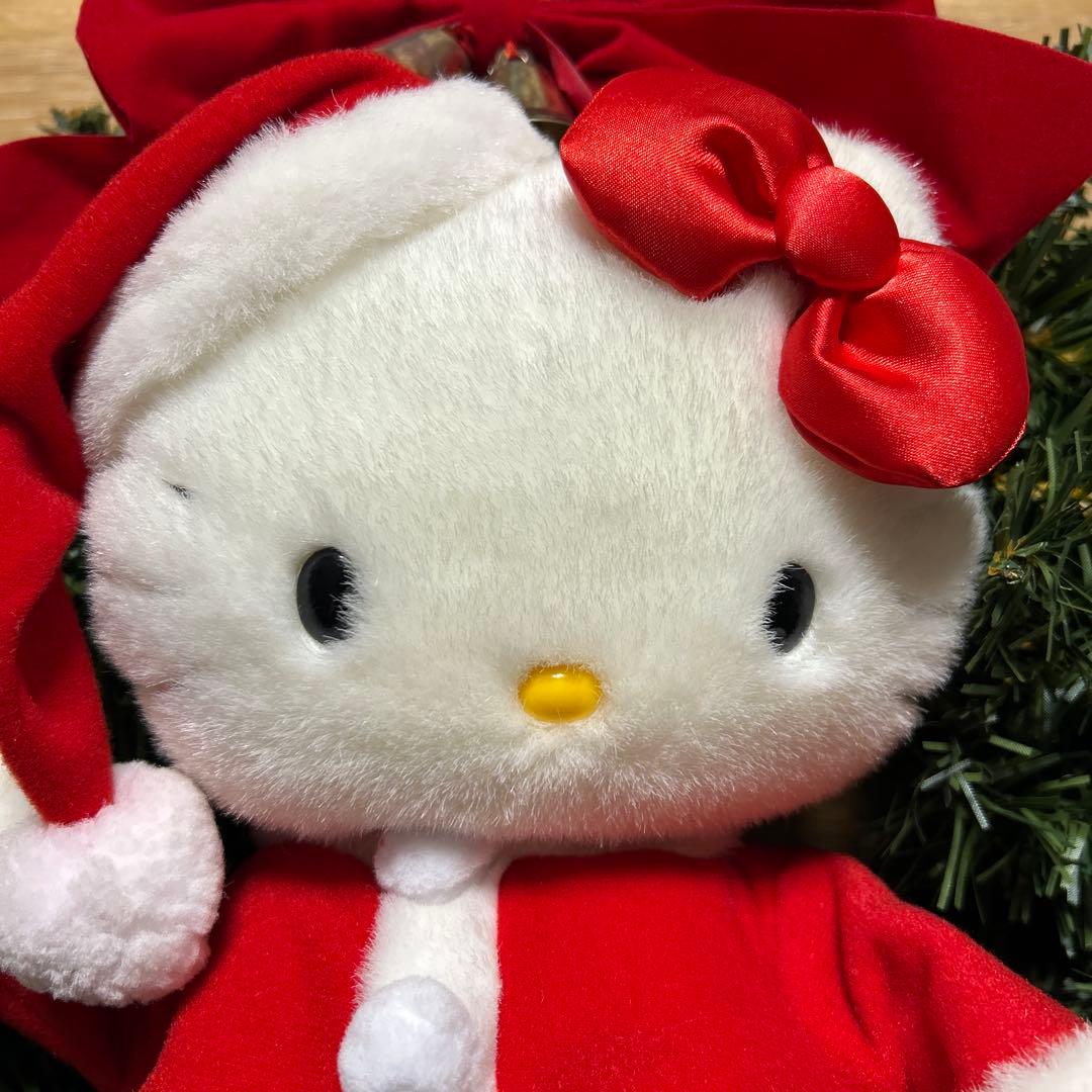 ハローキティ　クリスマスリース　ぬいぐるみ　ダンシングリース　ぬいぐるみ　キティ