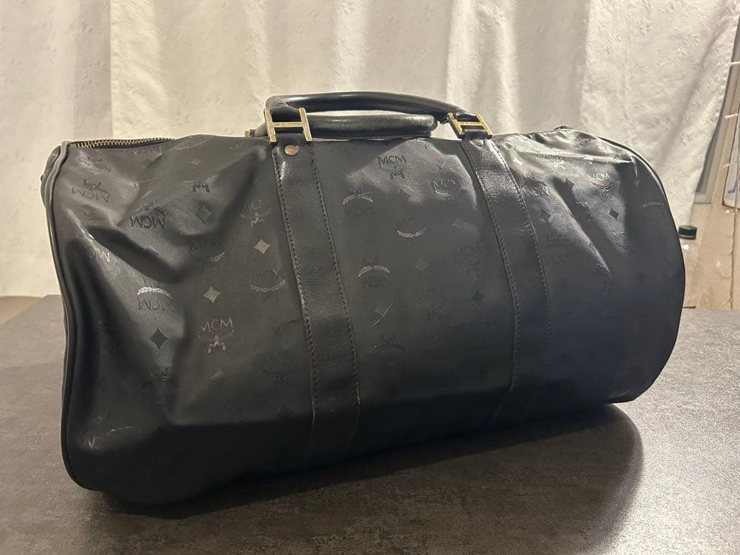 MCM ブラック ボストンバッグ