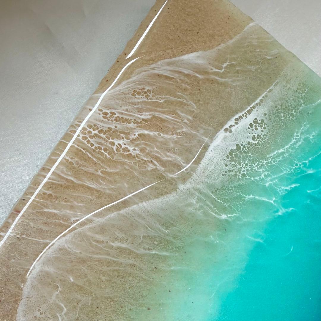 レジンアート　珊瑚礁の海　オーシャンアート　インテリアパネル