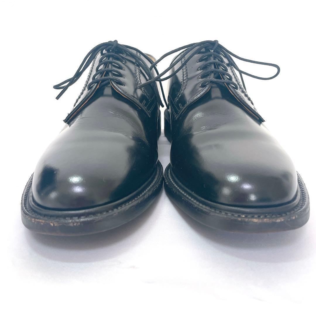 【美品】REGAL プレーントゥ ガラスレザー 2504 ブラック 26EE