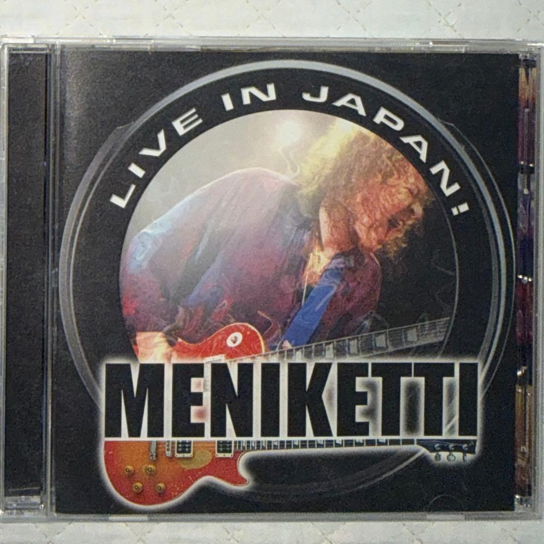 国内盤！MENIKETTI / メニケッティ / LIVE IN JAPAN