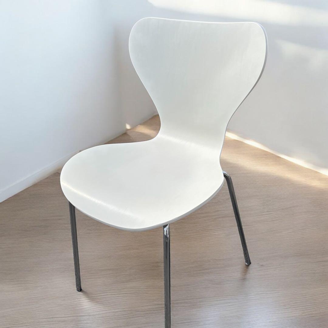 美品✨フリッツハンセン セブンチェア リプロダクト ホワイト 4脚 ダイニング