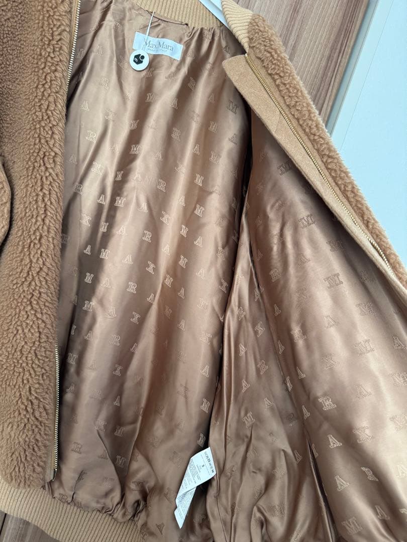 美品　Max Mara マックスマーラ　テディ　ケープ　ポンチョ