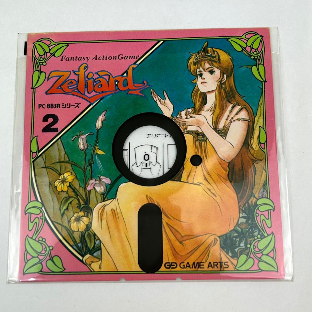 【PC-88SRシリーズ】ゼリアード　フロッピーディスク　レトロゲーム　ジャンク