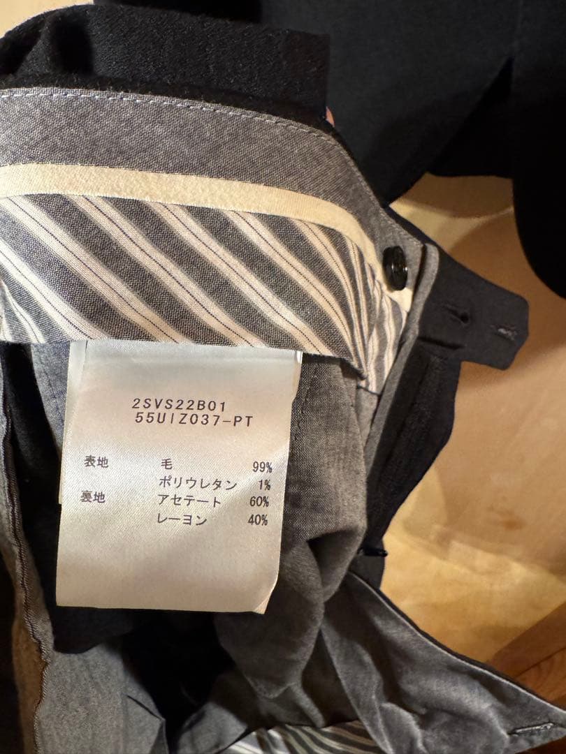 タリアトーレ　ビームス別注メンズスーツ（ブラック46 MADE IN ITALY