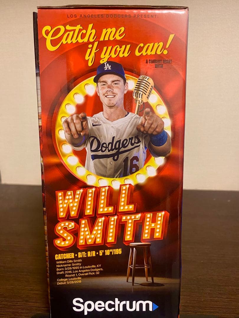 ロサンゼルスドジャース　ウィルスミス　　　ボブルヘッドヘッド