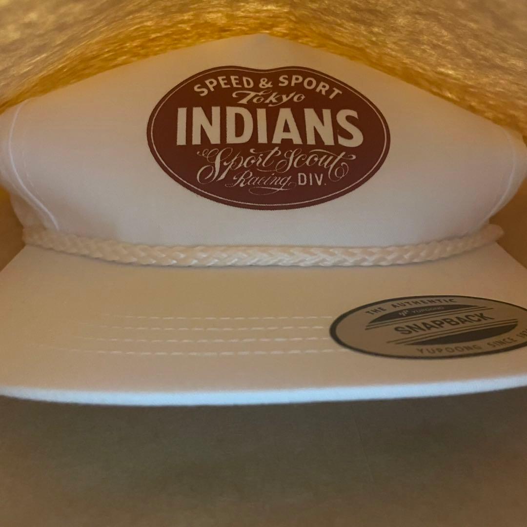 新品 Tokyo Indians MC ID-AC 05 キャップ 白 ✖︎ 赤