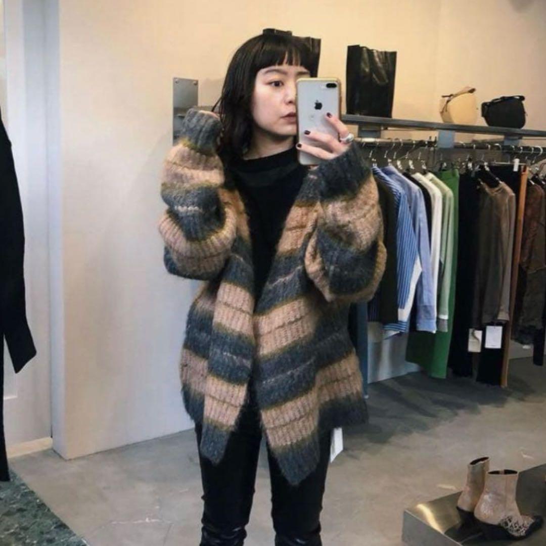 PERVERZE モヘアニット カーディガン