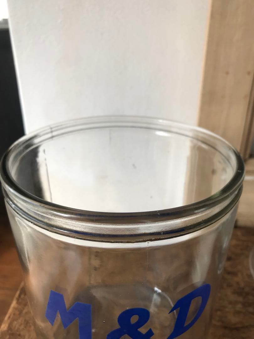 専用です　イギリスアンティーク　ガラスビスケットジャー