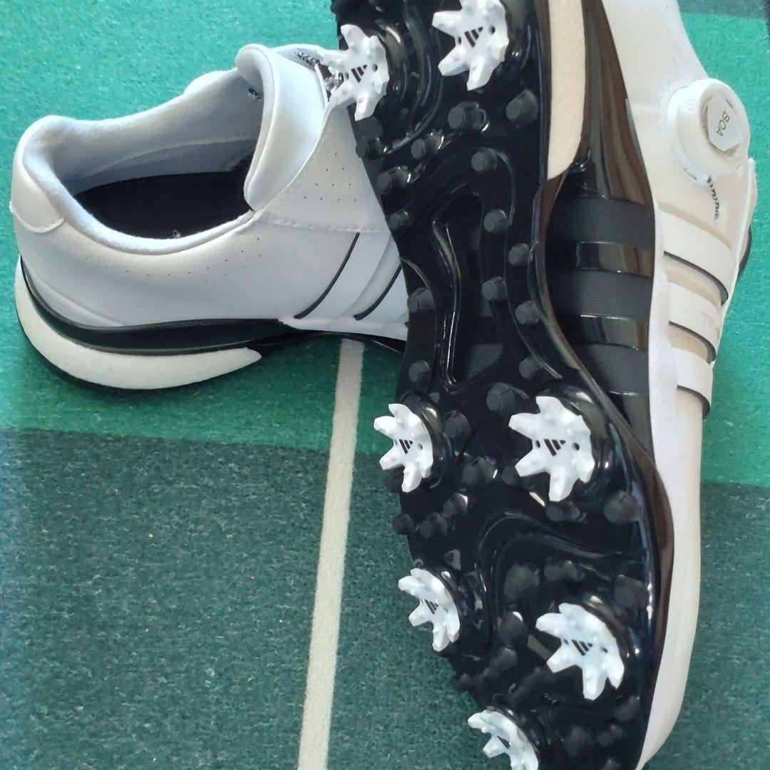 アディダスツアー 360 24 BoAシューズ ホワイト 25.5㌢ 新品未使用