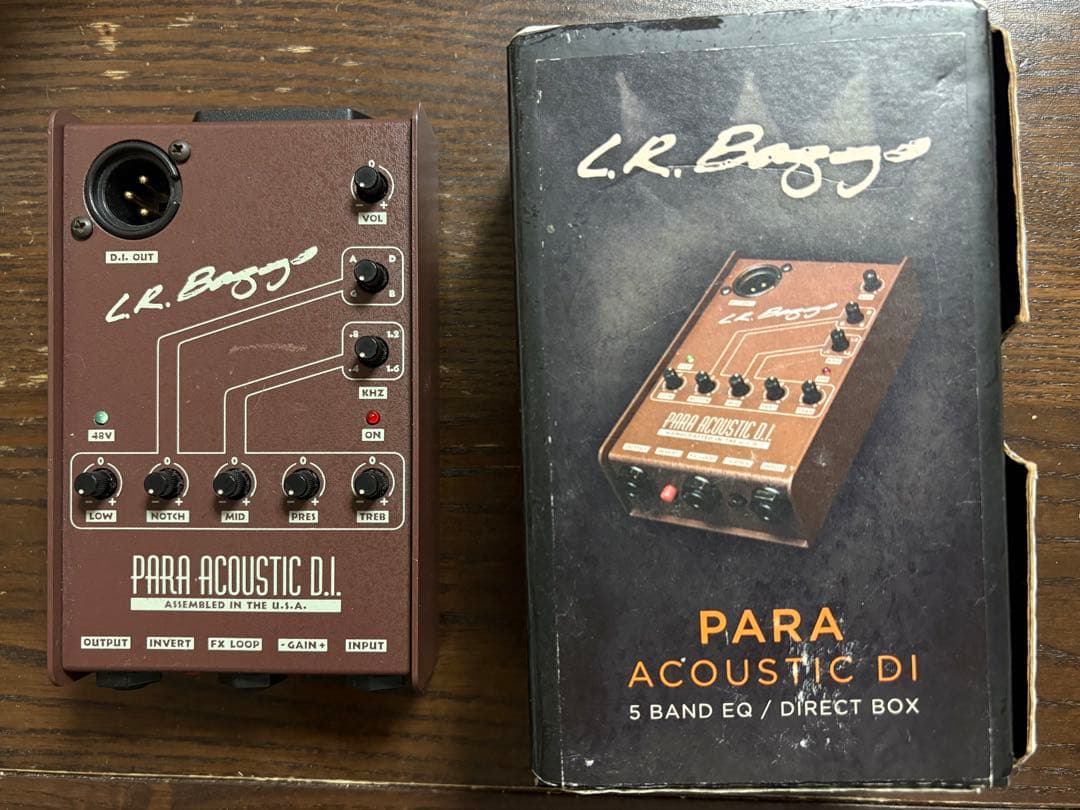 L.R. Baggs PARA ACOUSTIC D.I. アコギ　プリアンプ