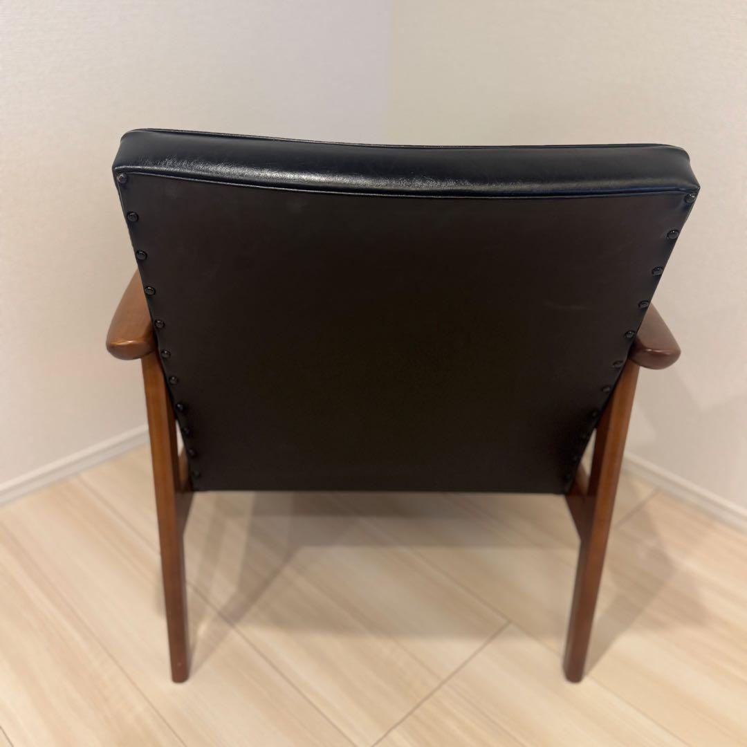 【カリモク60】Kチェア　1シーター　スタンダードブラック②