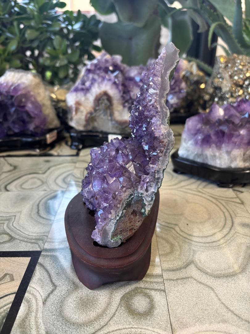 アメジスト　ストーン　鉱石　希少　置物　インテリア 3