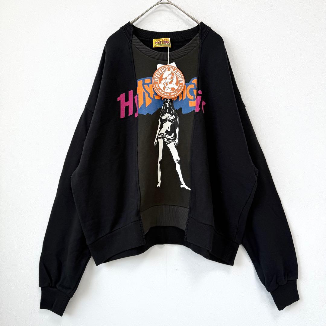 【新品✨タグ付き】ヒステリックグラマー BAD ASS MAMA スウェット 黒