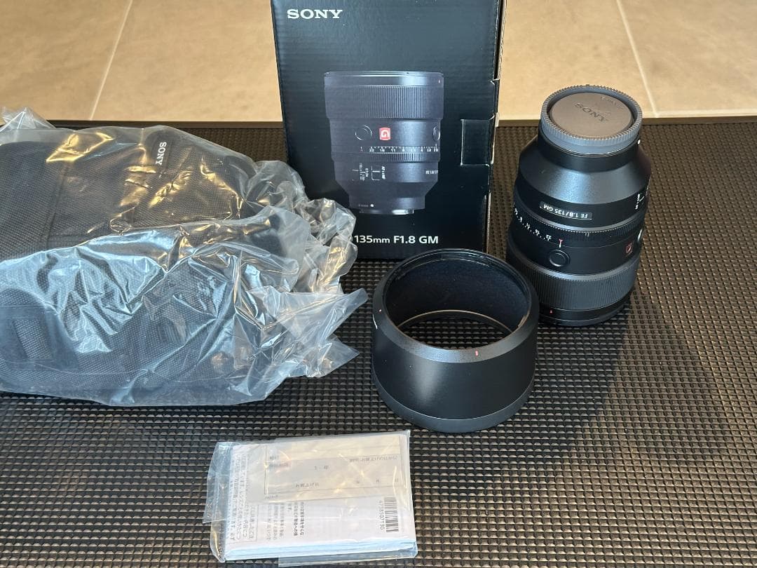 新品同様　SONY FE 135mm F1.8 GM レンズ