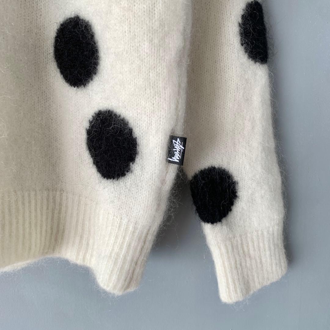 Stussy 23AW 窪塚洋介着用 ダイス モヘア クルーニットMステューシー