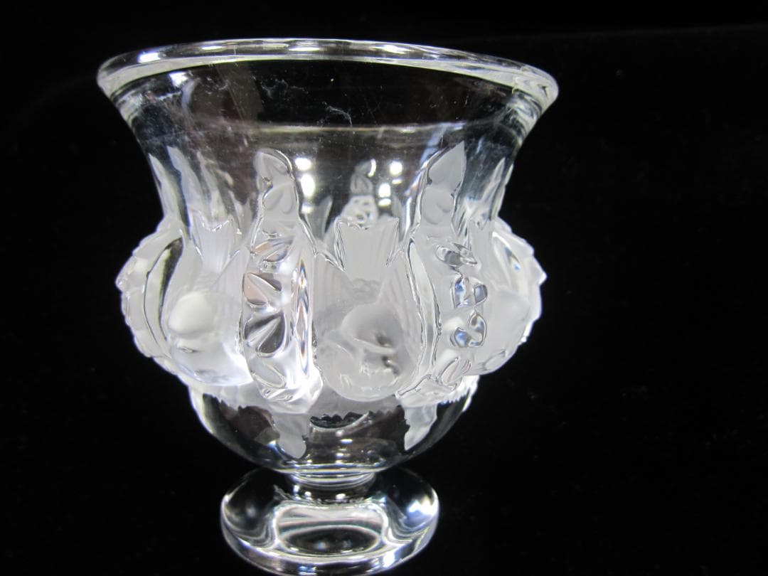 箱付き　ラリック　ダンピエール　花瓶（フラワーベース）