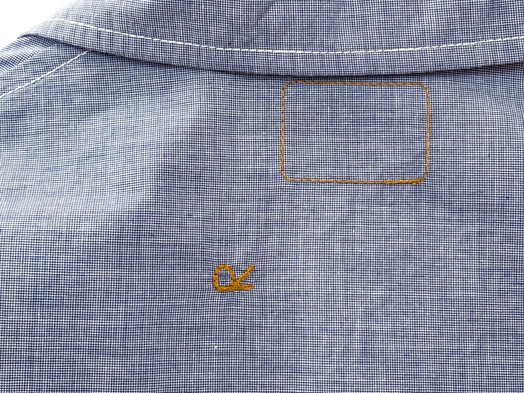 美品 45R RPM スーピマオーガニックバチストのシャツジャケット