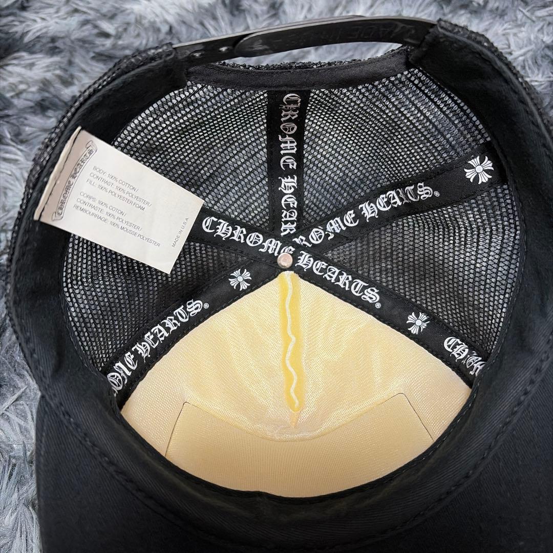 CHROME HEARTS キャップ メッシュ ブラック
